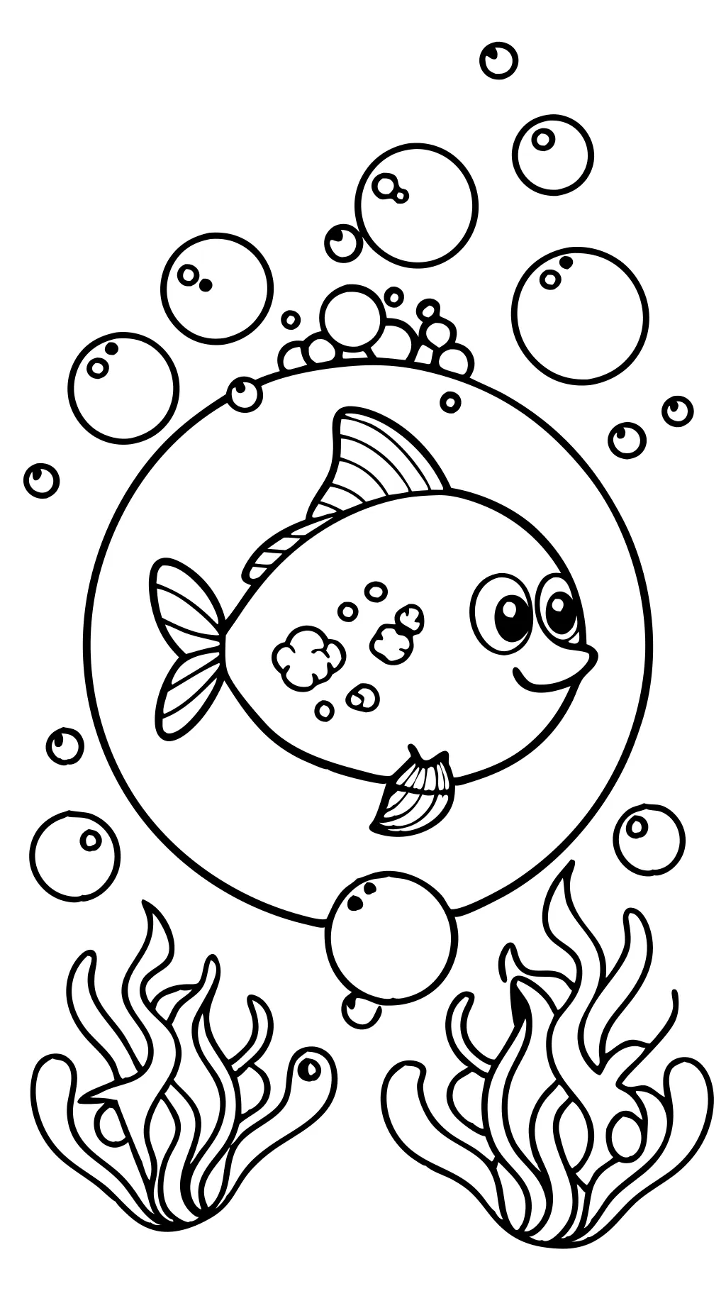 coloring pages bubbles